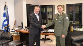 Συνάντηση Αντιπεριφερειάρχη Πέλλας με το νέο Διοικητή ΙΙας Μ/Κ Μεραρχίας Πεζικού